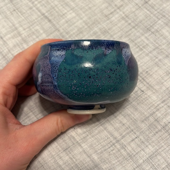 Vintage handmade pottery vase - Picture 2 of 7